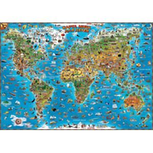 russische bücher:  - Карта мира для детей