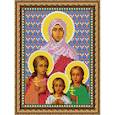 Набор для вышивания бисером 8337М «Св. Вера, Надежда, Любовь» бисер Чехия 12x16 см
