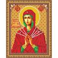 Набор для вышивания бисером 8370 «Прс. Богородица Семистрельная» бисер Чехия 19x24 см