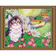 :  - «Светлица» набор для вышивания бисером №333 «Радостный котенок» бисер Чехия 30x24см