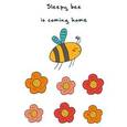 :  - Блокнот для записей "Sleepy bee is coming home"