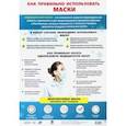 russische bücher:  - Плакат "Как правильно использовать медицинские маски", формат А3