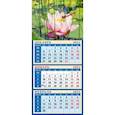 :  - Календарь квартальный на магните на 2022 год "Стрекоза на водяной лилии" (34220)