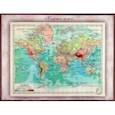 russische bücher:  - Ретрокарта Карта Мира на 1904  г.