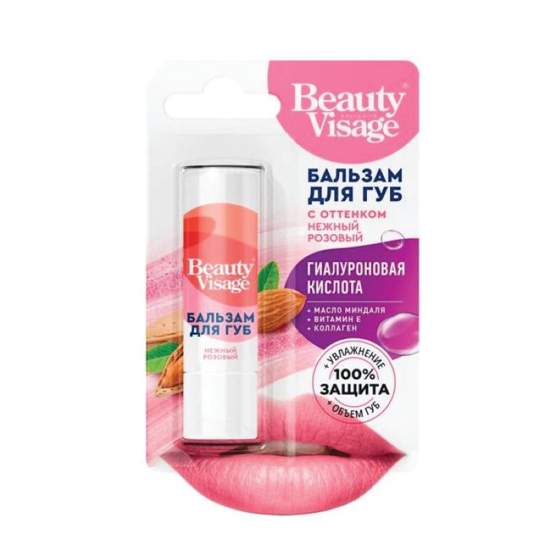 Бальзам для губ с оттенком «Нежный розовый» Beauty Visage 3.6г