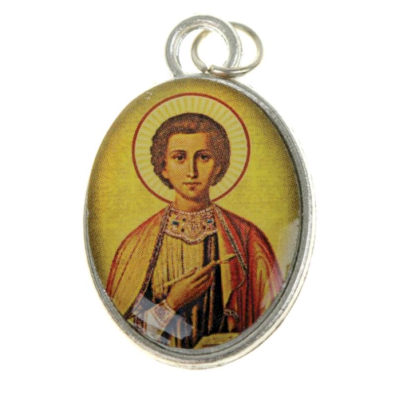 Нательная икона "Святой великомученик и целитель Пантелеимон"