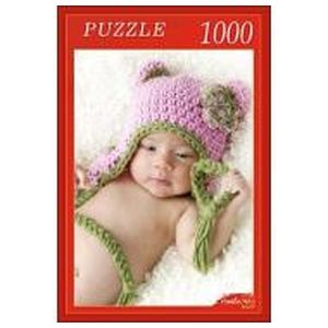 Puzzle-1000  Малыш в вязаной шапочке