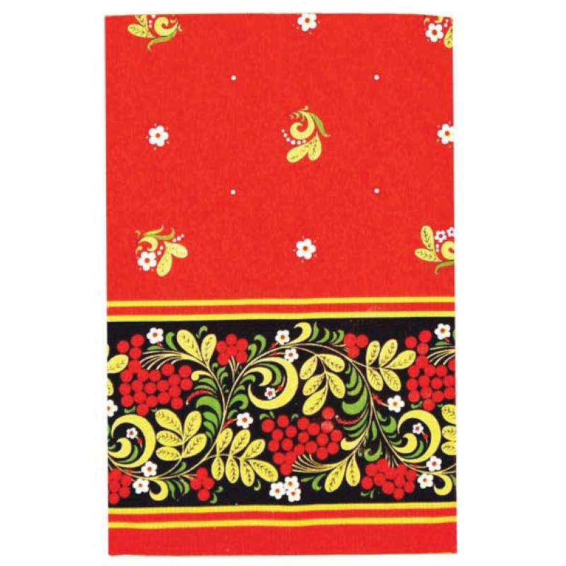 полотенце хохлома. фартук вафельный хохлома. полотенце хохлома. кухонное полотенце хохлома. полотенце хохлома.