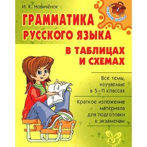 russische bücher: Новиченок Ирина - Грамматика русского языка в таблицах и схемах