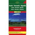 russische bücher:  - Кения-Танзания-Уганда, Карта