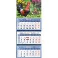 russische bücher:  - Календарь на 2017 год "Год петуха. Петух и курица среди цветов"