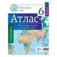 russische bücher: Крылова О.В. - Атлас + контурные карты и сборник задач. 6 класс. Начальный курс. ФГОС (с Крымом)
