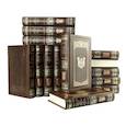 russische bücher:  - Коллекция "Великие правители". Комплект из 15 томов. Коллекционные иллюстрированные издания премиум-класса в кожаных переплетах ручной работы.