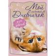 russische bücher: Мой личный дневничок - Мой личный дневничок "Котенок, лежащий на спинке"