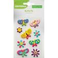 russische bücher:  - Наклейки объемные "БАБОЧКИ" 6 видов (2-142/03)