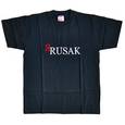 :  - Футболка мужская, черная . Я RUSAK. Размер S