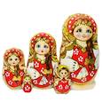 :  - Матрешка выжженная 5-кукольная, 17см