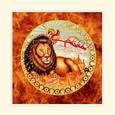 : Бисер Чехия - Набор для вышивания бисером "Знак зодиака лев" 14х14см РСН-105  