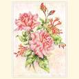 : Бисер Чехия - Набор для вышивания бисером "Розы " 22х30см ДРН-003 