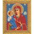 : Бисер Тайвань - Набор для вышивания бисером "Святая Троеручица" 12х16см №7406 