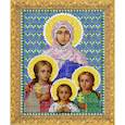 : Бисер Тайвань - Набор для вышивания бисером "Святые Вера Надежда Любовь" 12х16см №7337 