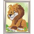 : Бисер Тайвань - Набор для вышивания бисером "Львенок  " 12х16см Д-004 