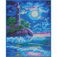 :  - "Ночной маяк" 30x38см набор на атласе для вышивания чешским бисером ВЛ-061П