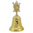 :  - Колокольчик металлический верх-фигурка "Герб Москвы" (цвет - золото), 10 см