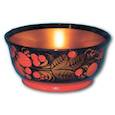 :  - Хохлома сувенирная миска малая, 11x6 см