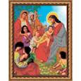 :  - Набор для вышивания бисером «Беседа Иисуса с детьми» 19x24 см
