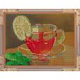 :  - Набор для вышивания бисером №365 «Чашка чая» бисер Чехия 39,1x31,2 см