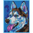 :  - "Хаски" 30x38 см набор на атласе для вышивания чешским бисером ВЛ-068П