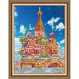 :  - Набор для вышивания бисером №155 «Собор Василия Блаженного» бисер Чехия 19x24 см
