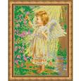 :  - «Светлица» набор для вышивания бисером №467 «Ангелочек в саду» бисер Чехия 24x30см