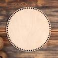 :  - Заготовка для вязания "Круг", донышко фанера 3 мм, 30 см, d=9мм