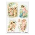 :  - Декупажная карта «Ангелочки», 21 x 29,7 см