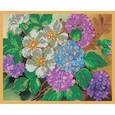 :  - "Гортензия" 30x24см набор на атласе для вышивания чешским бисером "Вышивочка" в коробке ВЛ-059