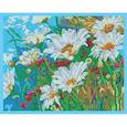 :  - "Ромашки" 38x30см набор на атласе для вышивания чешским бисером "Вышивочка" ВЛ-028П