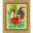 :  - «Светлица» набор для вышивания бисером №500П «Петушок в ромашках» бисер Чехия 24x30 см