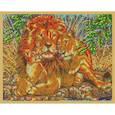:  - ВЛ-074П "Львы" 48x38 см набор для вышивания чешским бисером "Вышивочка"