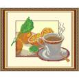 «Светлица» набор для вышивания бисером №044 «Чашка чая»,  бисер Чехия, 30x24 см