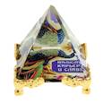 :  - Стеклянная пирамида Фэн-шуй "Павлин", карьера и слава, 5x5 см