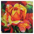 :  - Алмазная картина "Красная роза" 30x30 см