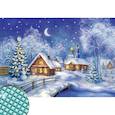 :  - Алмазная вышивка с полным заполнением «Рождественская ночь», 22x32 см