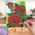 :  - Алмазная вышивка на подставке «Розы», 13 х 19 см. Набор для творчества