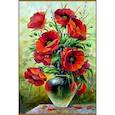 :  - Алмазная мозаика «Маковый букет», 29 смx19 см, 31 цвет