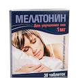 :  - Мелатонин для улучшения сна, 30 таблеток по 1 мг