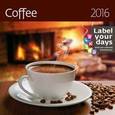 :  - Кофе. Настенный календарь на спирали на 2016 год (300 цветных наклеек)