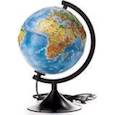 :  - Глобус Земли физический рельефный с подсветкой (d=250 мм)