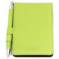 :  - Блокнот для записей зеленый с ручкой (350720) (PCM02)